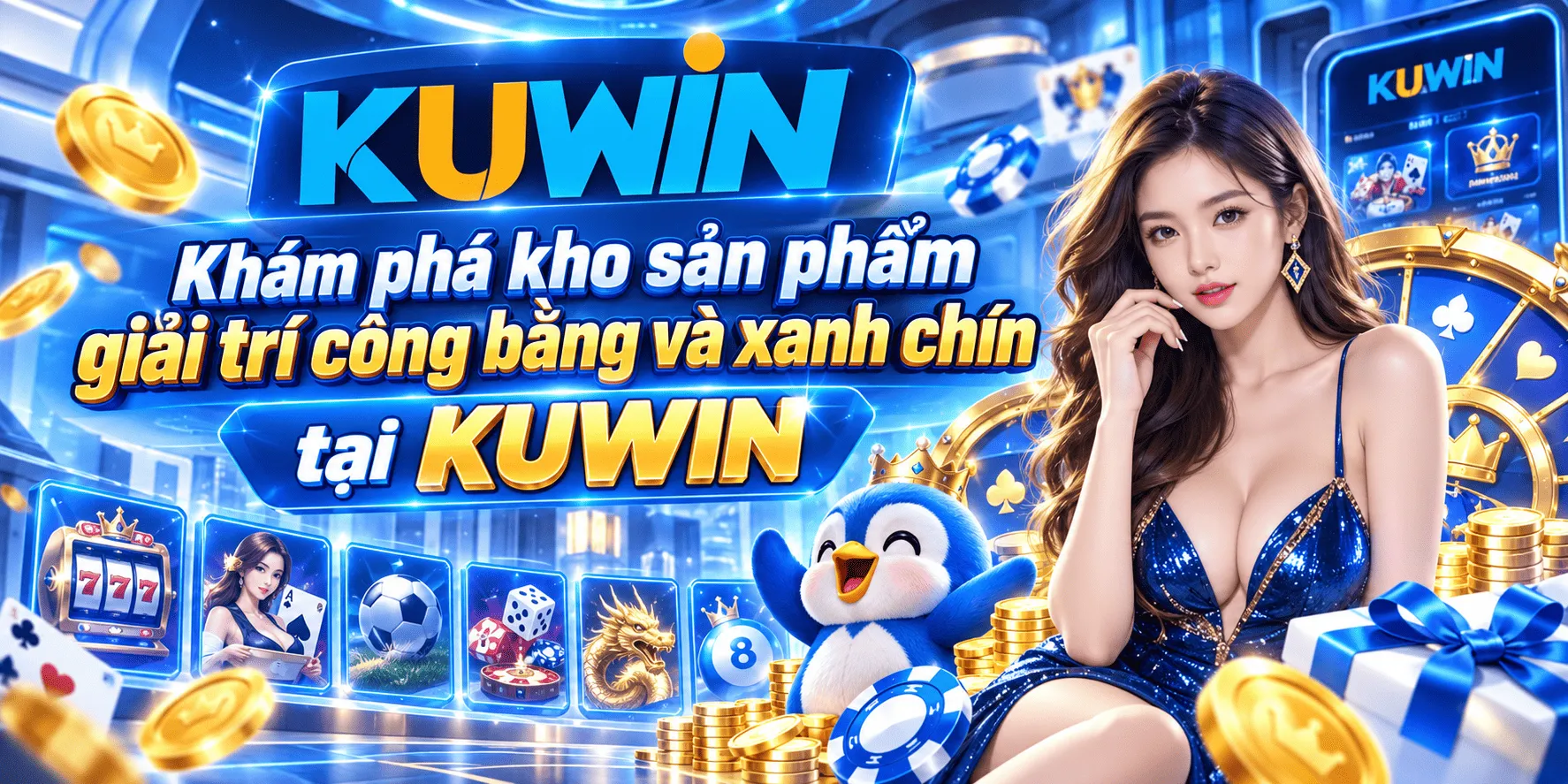 Khám phá kho sản phẩm giải trí công bằng và xanh chín tại KUWIN